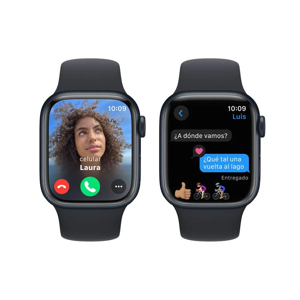 Apple Watch Series 9 semi nuevo (GPS) - Medianoche (no incluye correa)