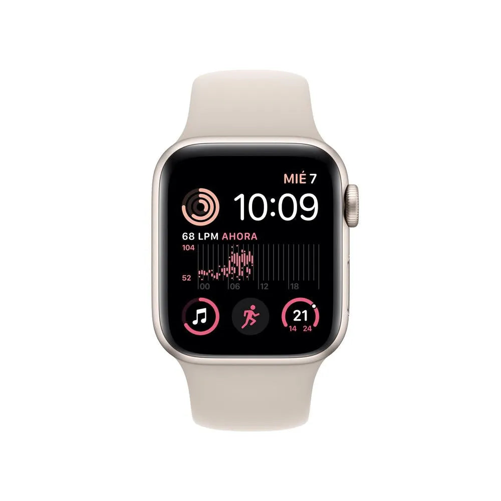 Apple Watch SE 2 semi nuevo (GPS) - Blanco estrella (no incluye correa)