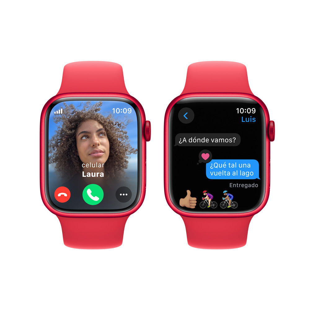 Apple Watch Series 9 semi nuevo (GPS) - Rojo (no incluye correa)