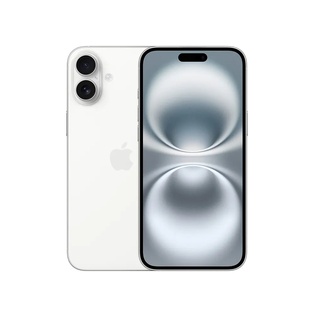 iPhone 16 Plus semi nuevo color blanco, vista frontal – nixBlix Colombia #Color_Blanco