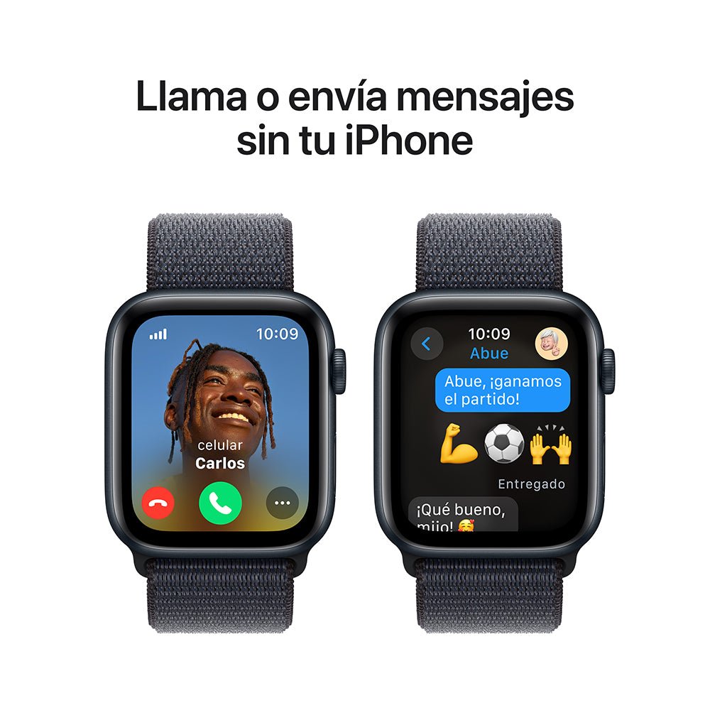 Apple Watch SE semi nuevo (GPS + Cellular) - Negro (no incluye correa)