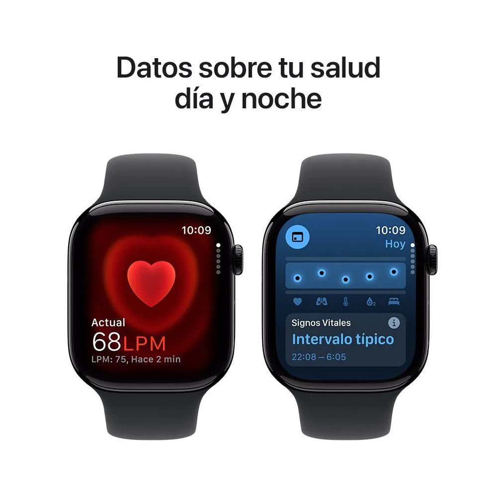 Apple Watch Series 10 semi nuevo (GPS) - Negro Azabache (no incluye correa)