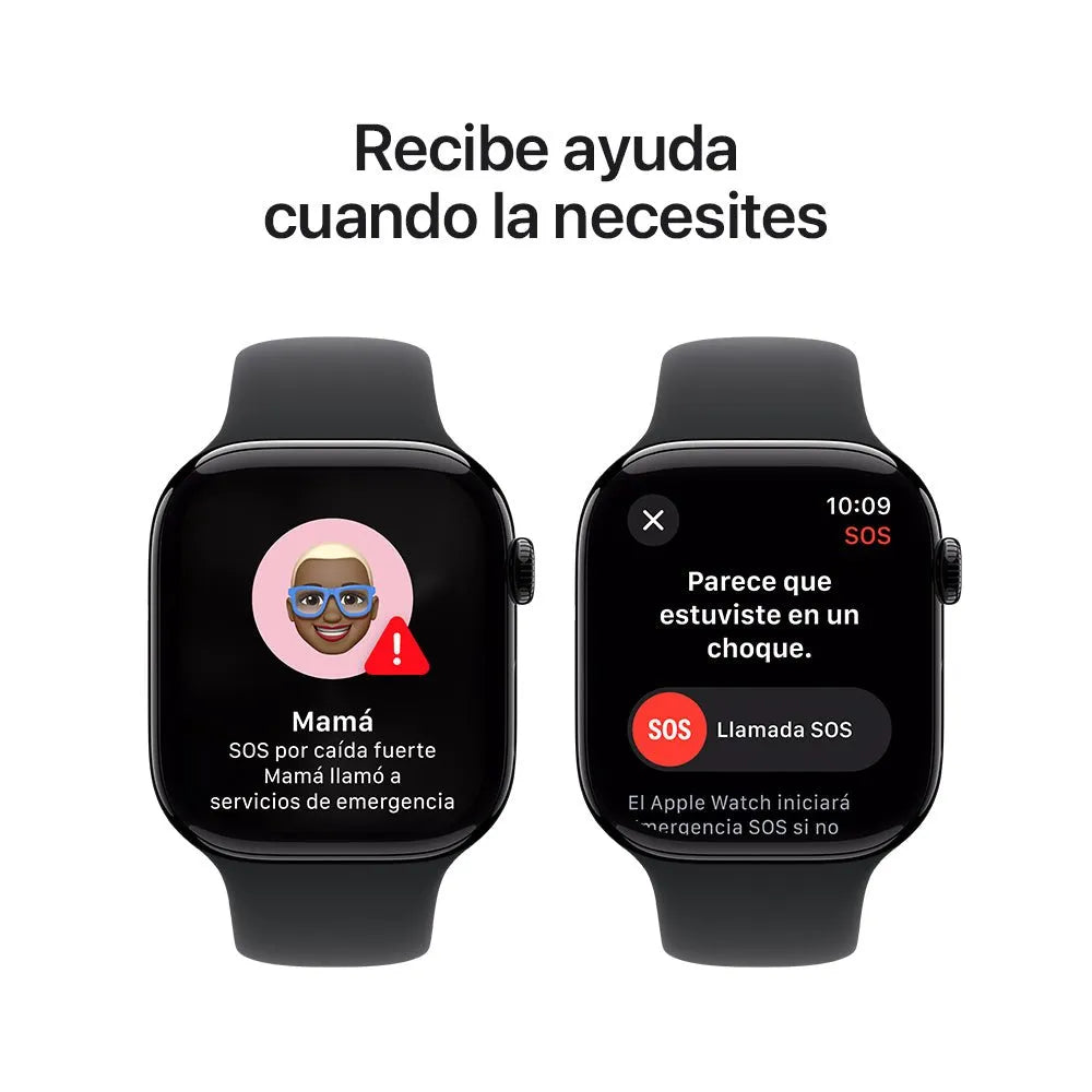 Apple Watch Series 10 semi nuevo (GPS) - Negro Azabache (no incluye correa)