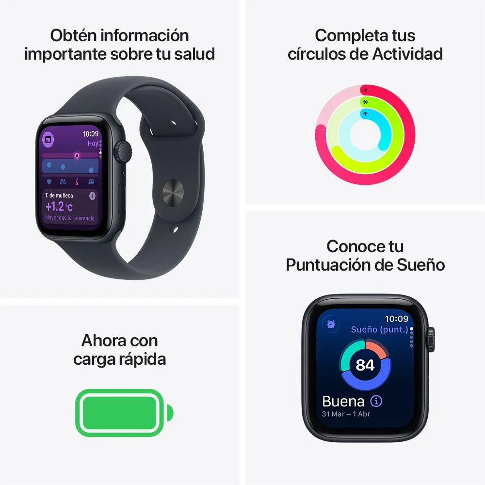 Apple_Watch_SE_3_semi_nuevo_GPS_No_incluye_correa_Imagen_posicion_3_NixBlix_Colombia #Color_Medianoche