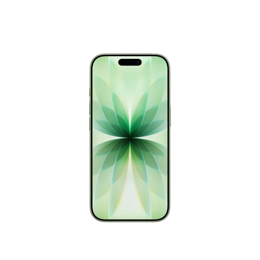 iPhone 17 semi nuevo Demo color verde, vista frontal pantalla – NixBlix Colombia #Color_Salvia
