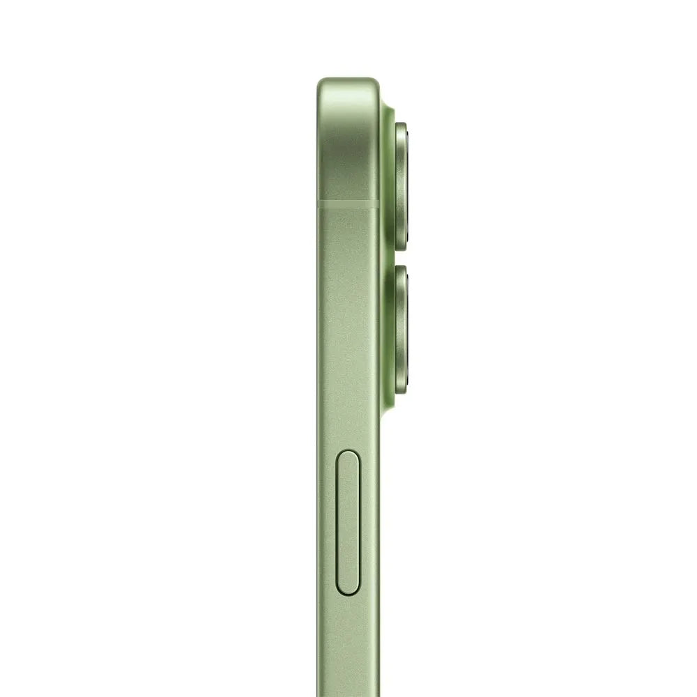 iPhone 17 semi nuevo Demo color verde, vista cámara lateral – NixBlix Colombia #Color_Salvia