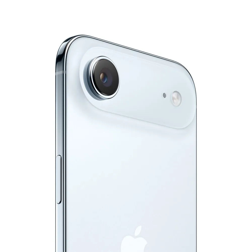 iPhone Air semi nuevo color azul, vista cámara trasera lateral – Nixblix Colombia #Color_Azul cielo
