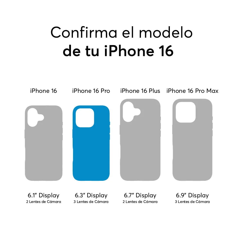Case NCO SafeCase Clear para iPhone 16 Pro - Transparente