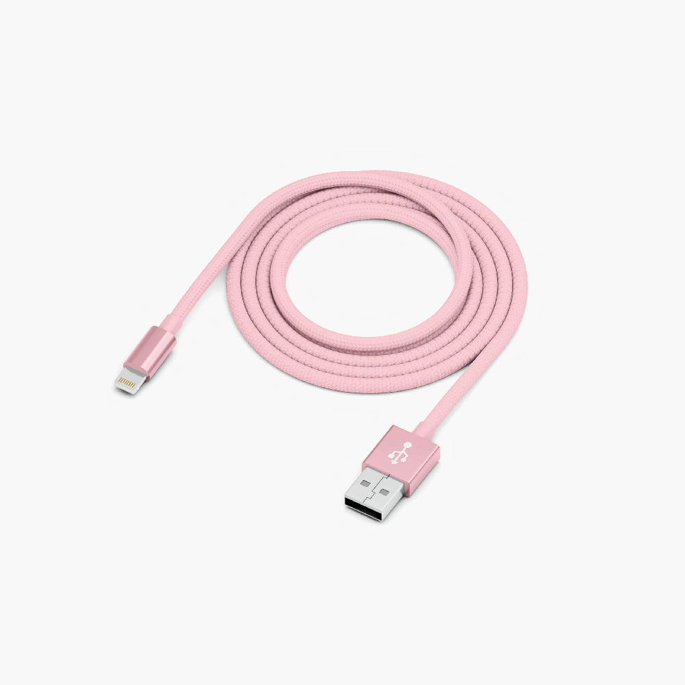 Cable NCO Conexión de Carga y Sincronización 1m Lightning a USB-A - Rosado