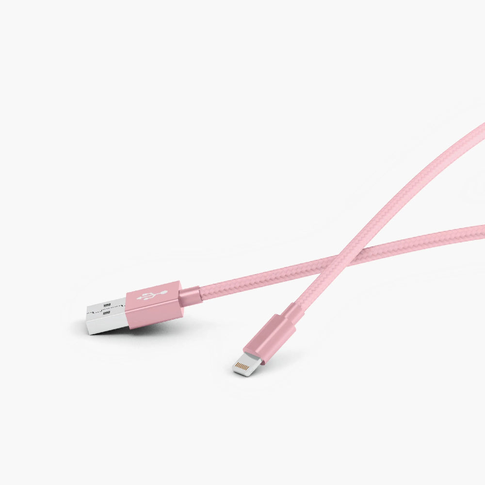 Cable NCO Conexión de Carga y Sincronización 1m Lightning a USB-A - Rosado