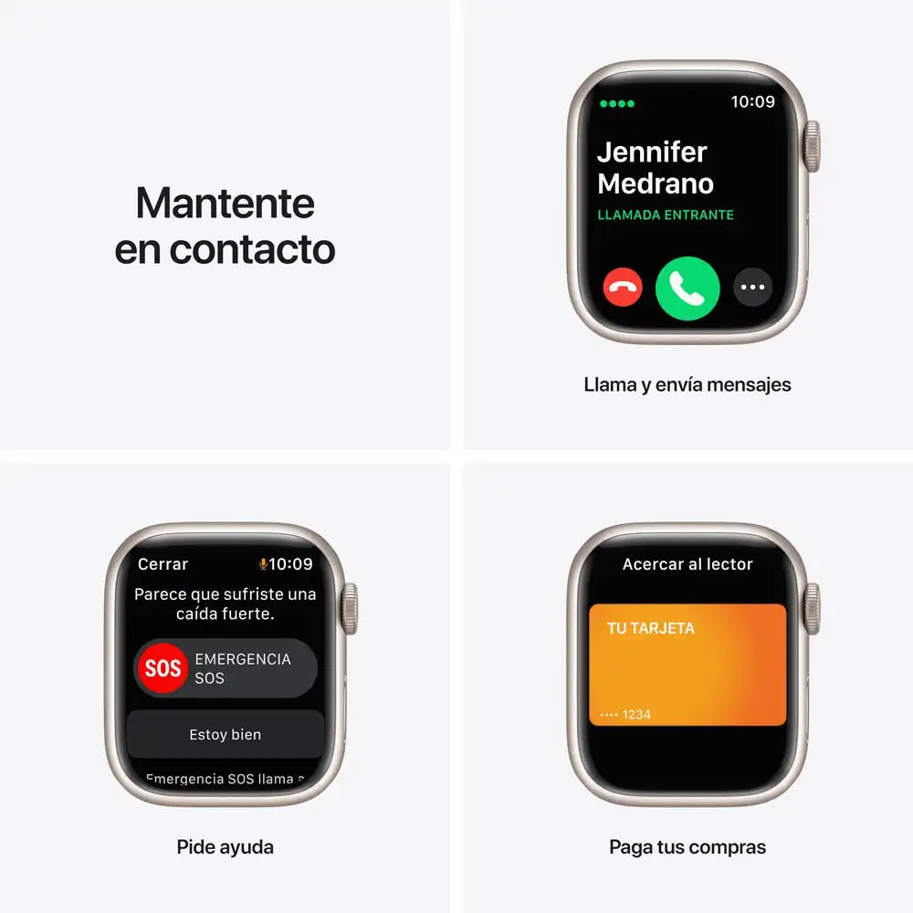 Apple Watch Series 7 semi nuevo - Blanco (no incluye correa)