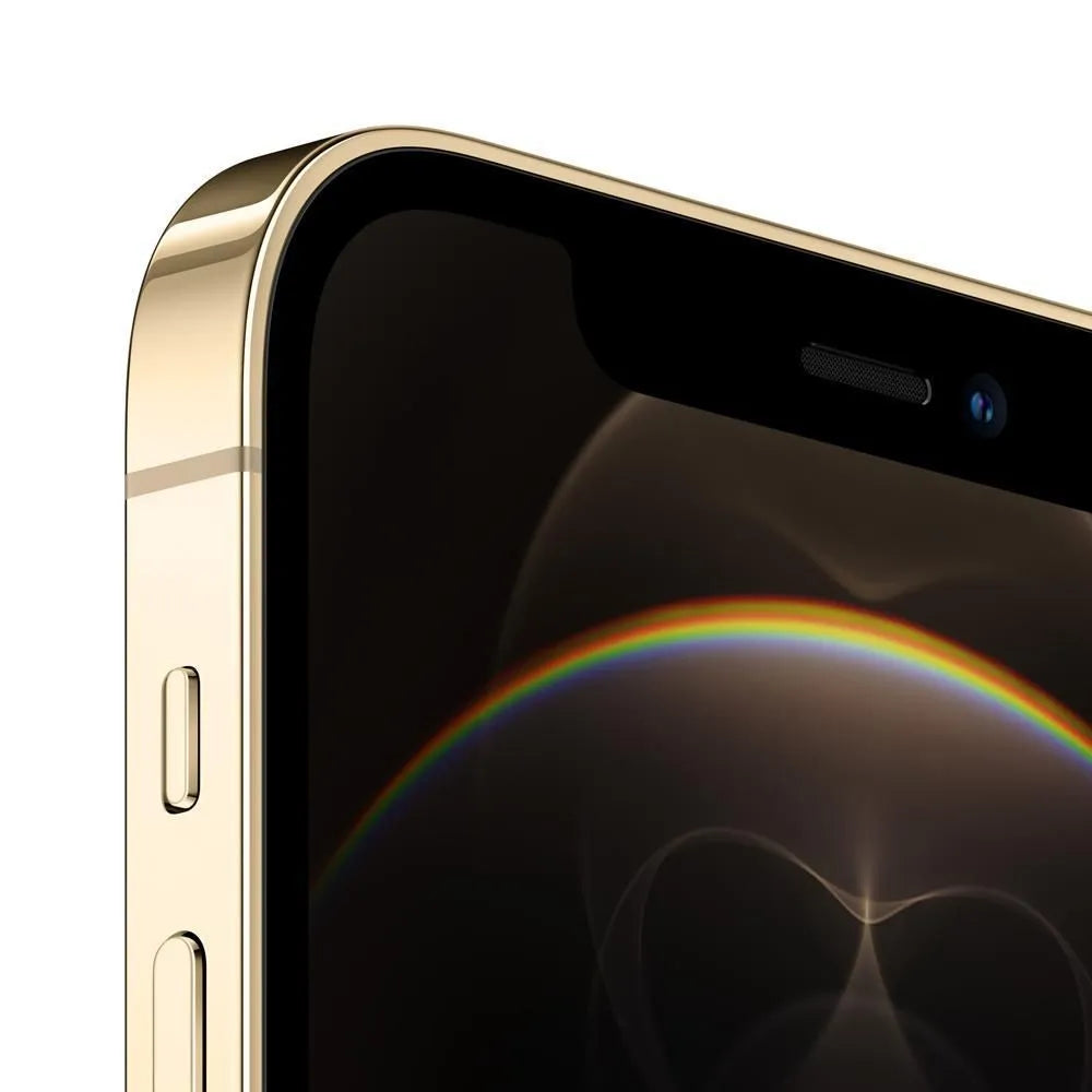 iPhone 12 Pro semi nuevo color Oro, vista cámara frontal – nixBlix Colombia #Color_Oro