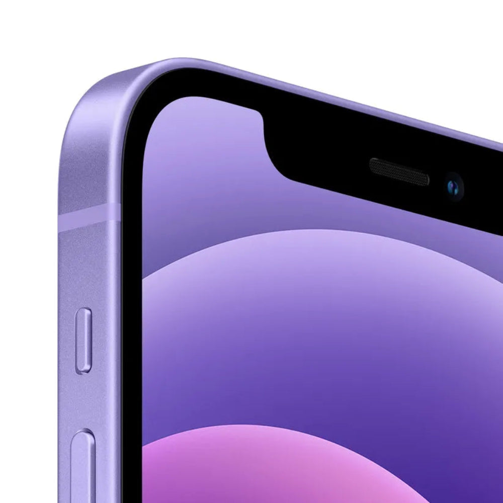 iPhone 12 semi nuevo color púrpura, vista lateral – nixBlix Colombia #Color_Púrpura