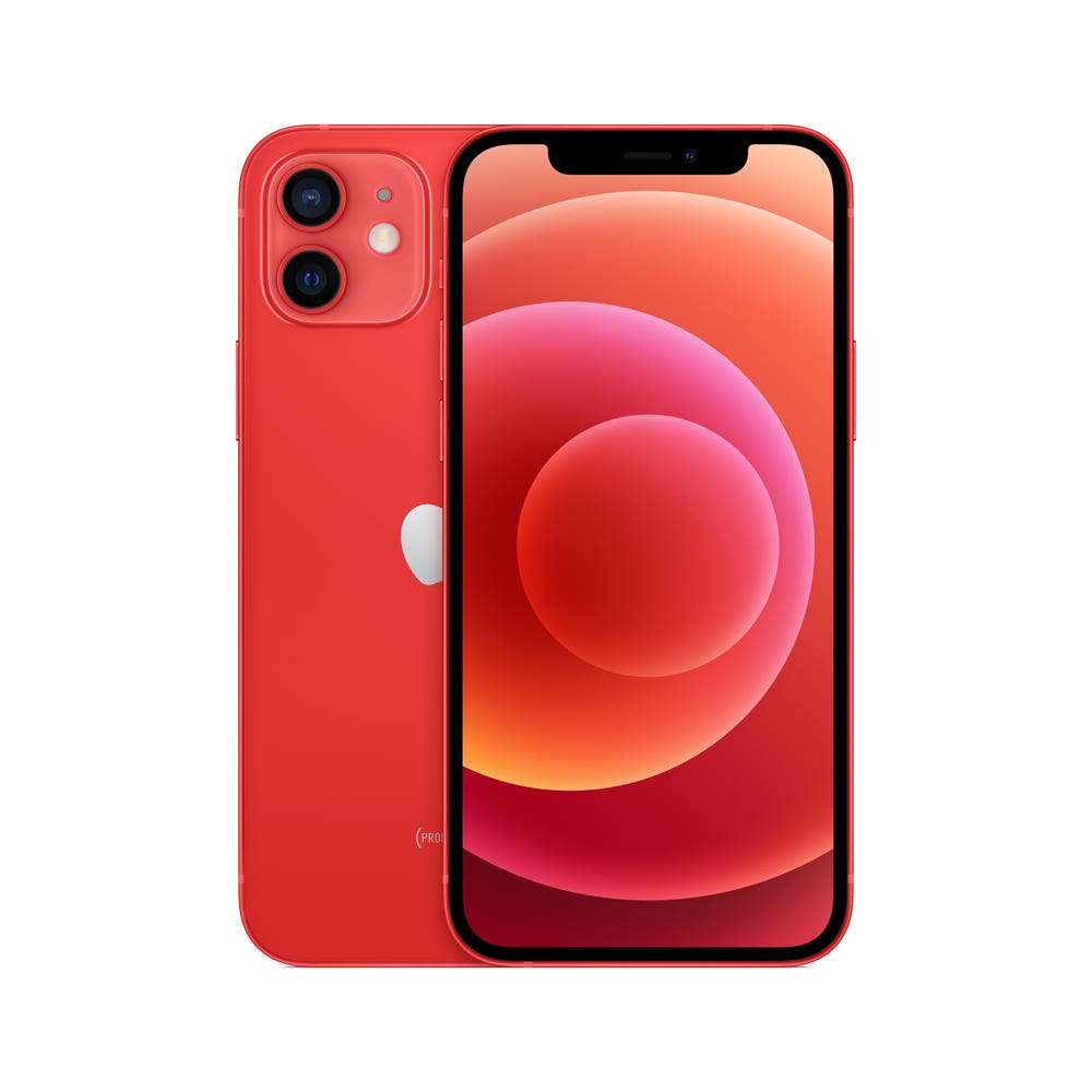 iPhone 12 semi nuevo color rojo, vista frontal – nixBlix Colombia #Color_Rojo