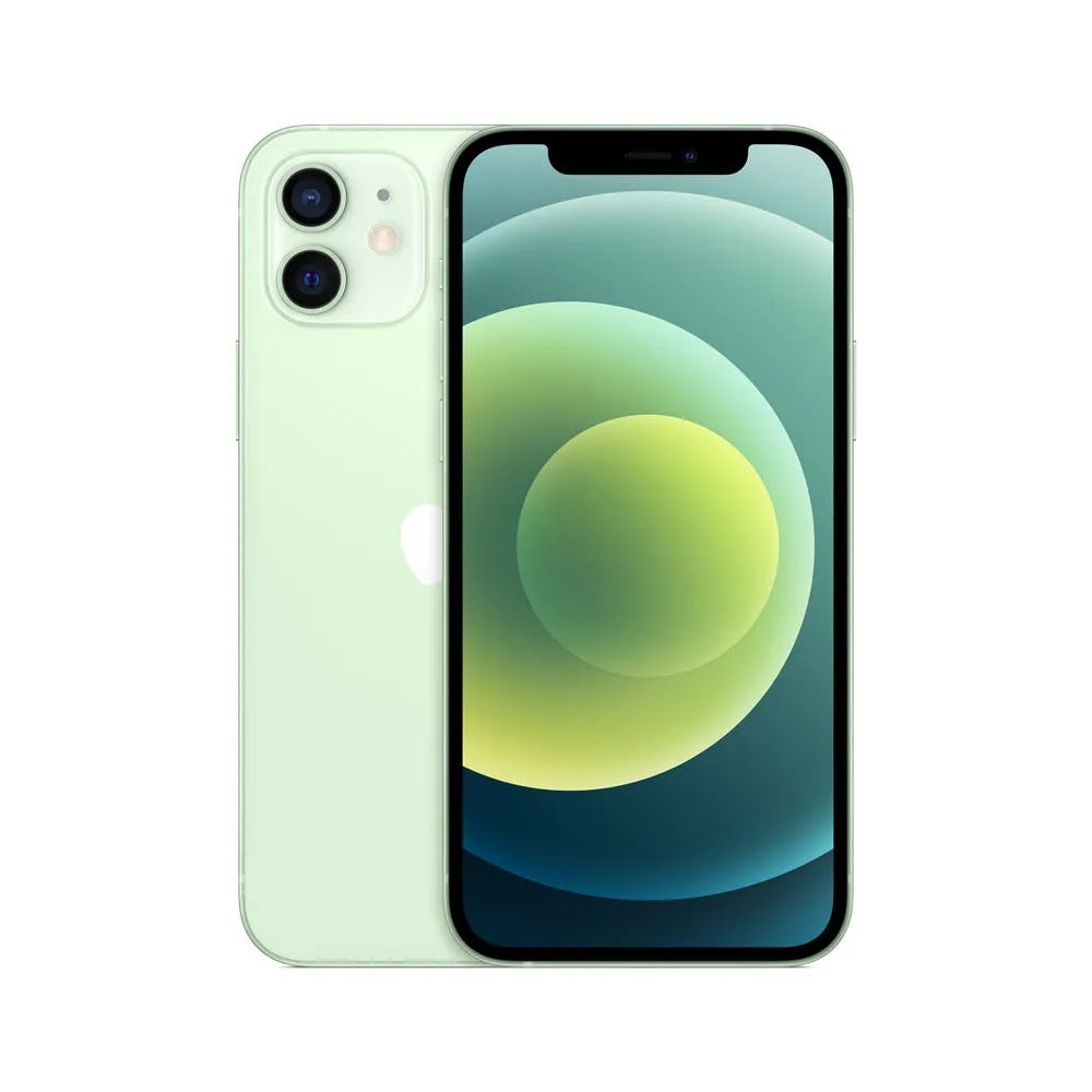 iPhone 12 semi nuevo color verde, vista frontal – nixBlix Colombia #Color_Verde