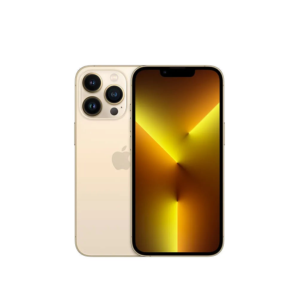 iPhone 13 Pro semi nuevo color Oro, vista frontal – nixBlix Colombia #Color_Oro
