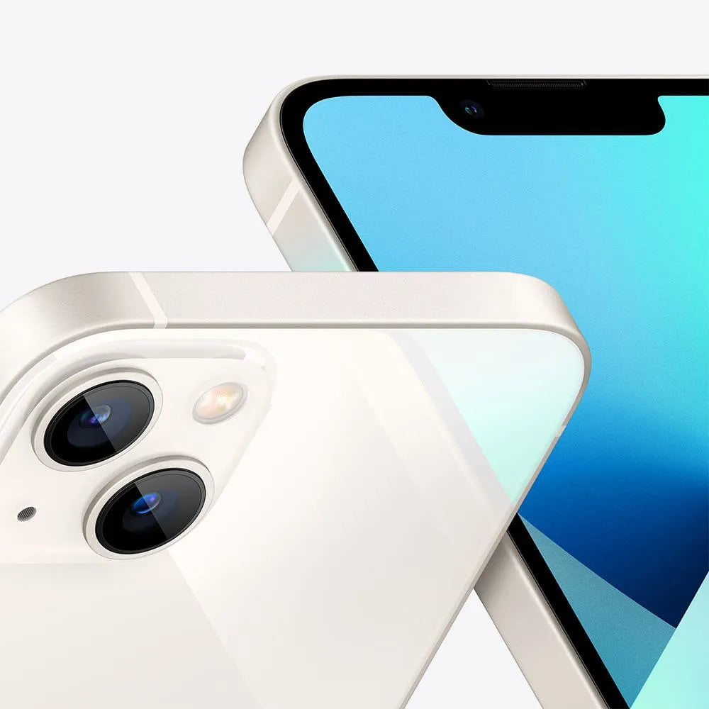 iPhone 13 mini semi nuevo color blanco estrella, camara trasera y pantall frontal – nixBlix Colombia #Color_Blanco Estrella