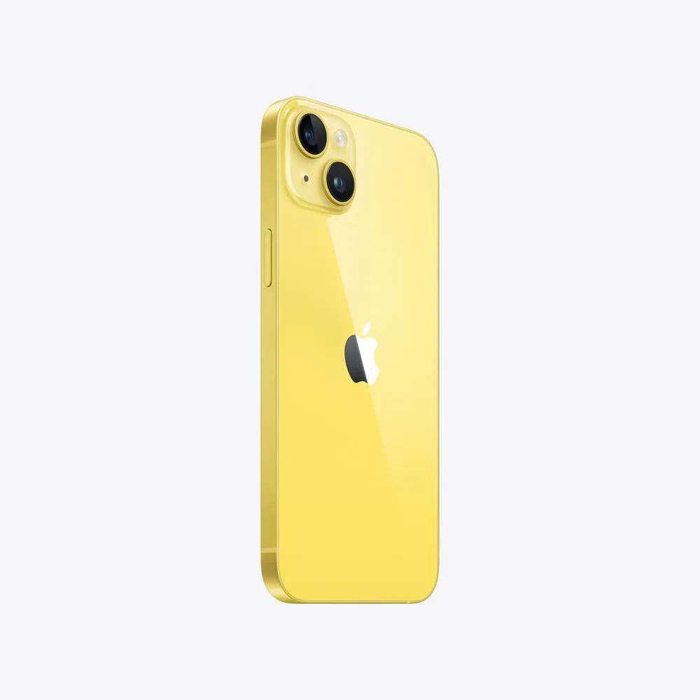 iPhone 14 Plus semi nuevo color amarillo, vista lateral – nixBlix Colombia #Color_Amarillo