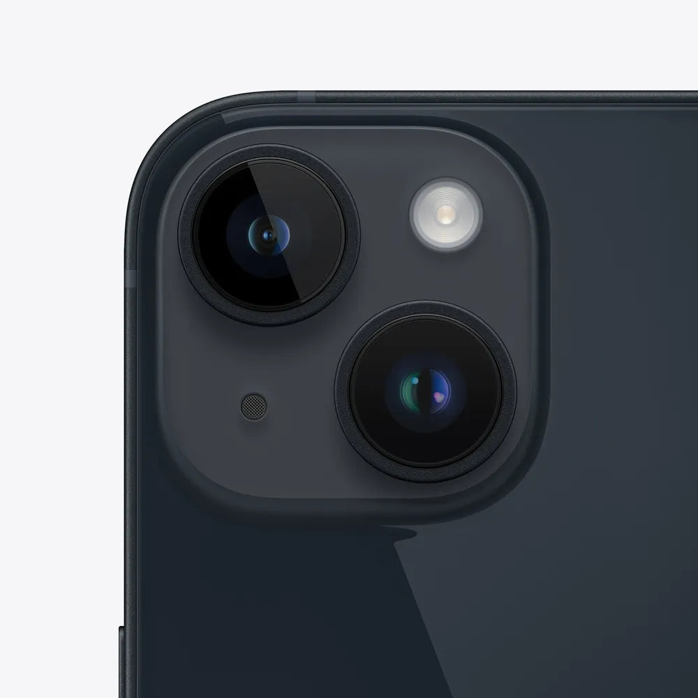 iPhone 14 Plus semi nuevo color medianoche, vista camara trasera – nixBlix Colombia #Color_Medianoche