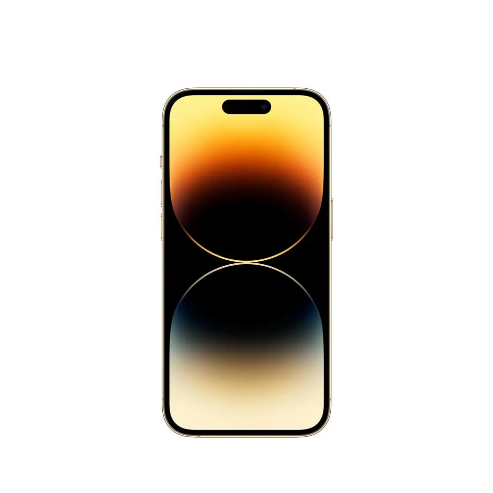 iPhone 14 Pro Max semi nuevo color Oro, vista pantalla frontal – nixBlix Colombia #Color_Oro
