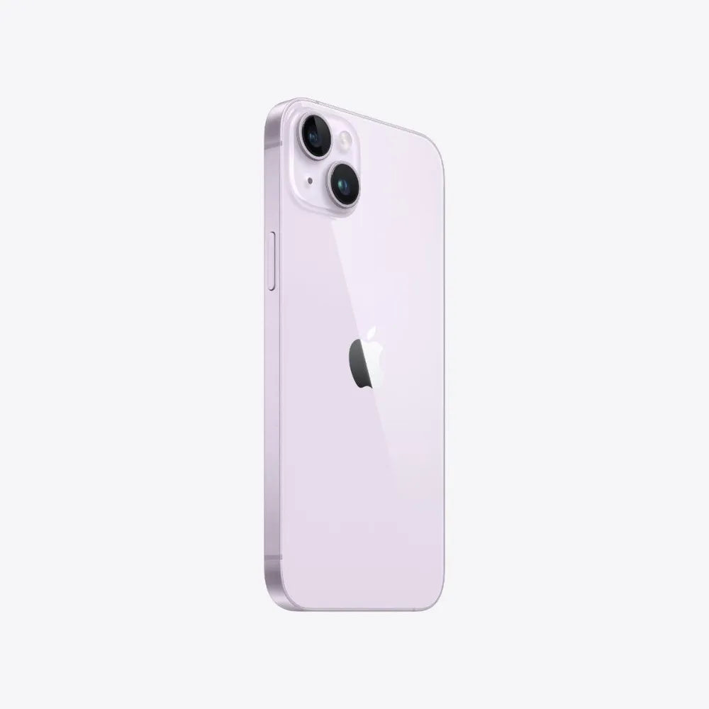 iPhone 14 semi nuevo color púrpura, vista lateral – nixBlix Colombia #Color_Púrpura