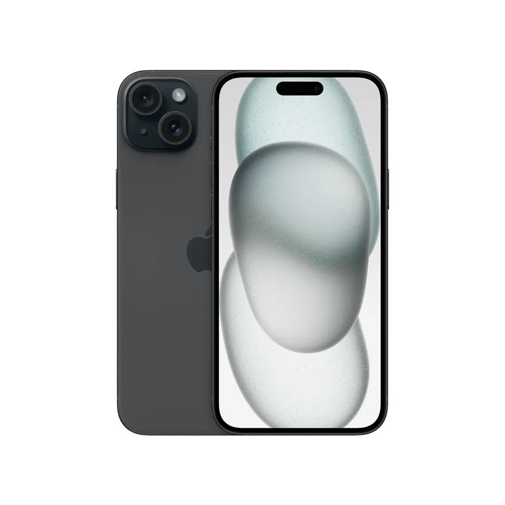 iPhone 15 Plus semi nuevo color negro, vista frontal – nixBlix Colombia #Color_Negro