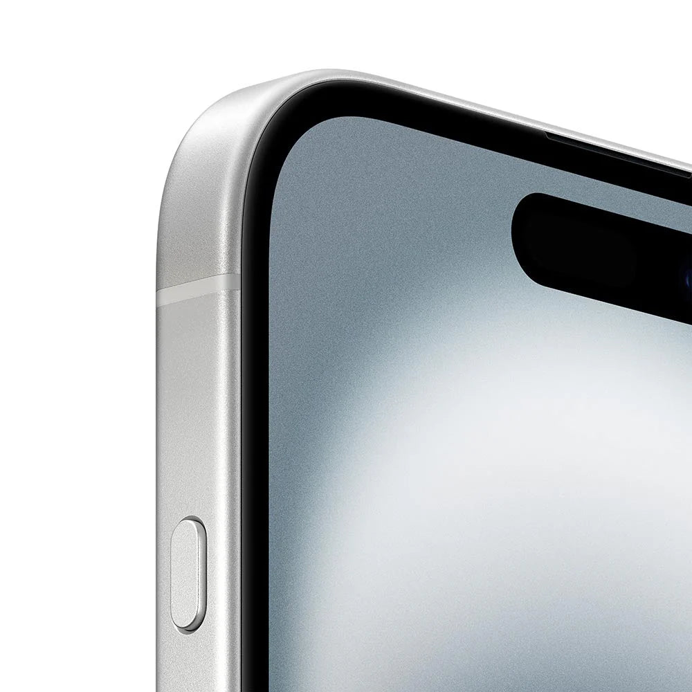 iPhone 16 semi nuevo color blanco, vista frontal esquina – nixBlix Colombia #Color_Blanco