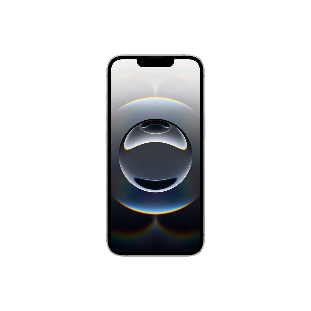 iPhone 16e semi nuevo color blanco, vista pantalla frontal – nixBlix Colombia #Color_Blanco