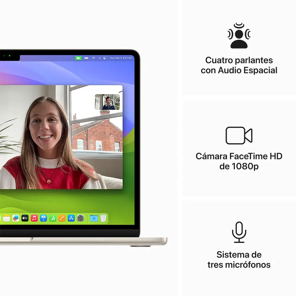 MacBook Air 13 Chip M3 semi nuevo - Blanco Estrella
