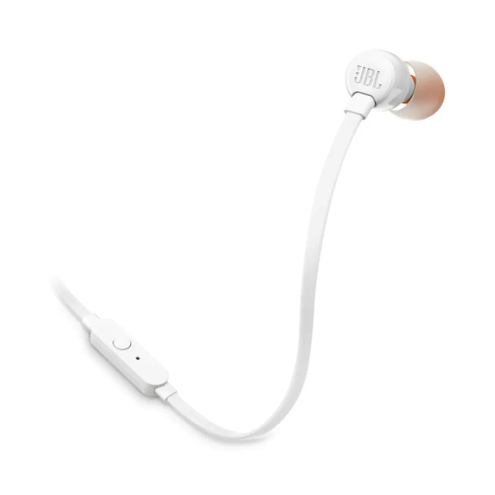 Audífonos JBL Alámbricos In Ear Manos Libres T110 - Blanco
