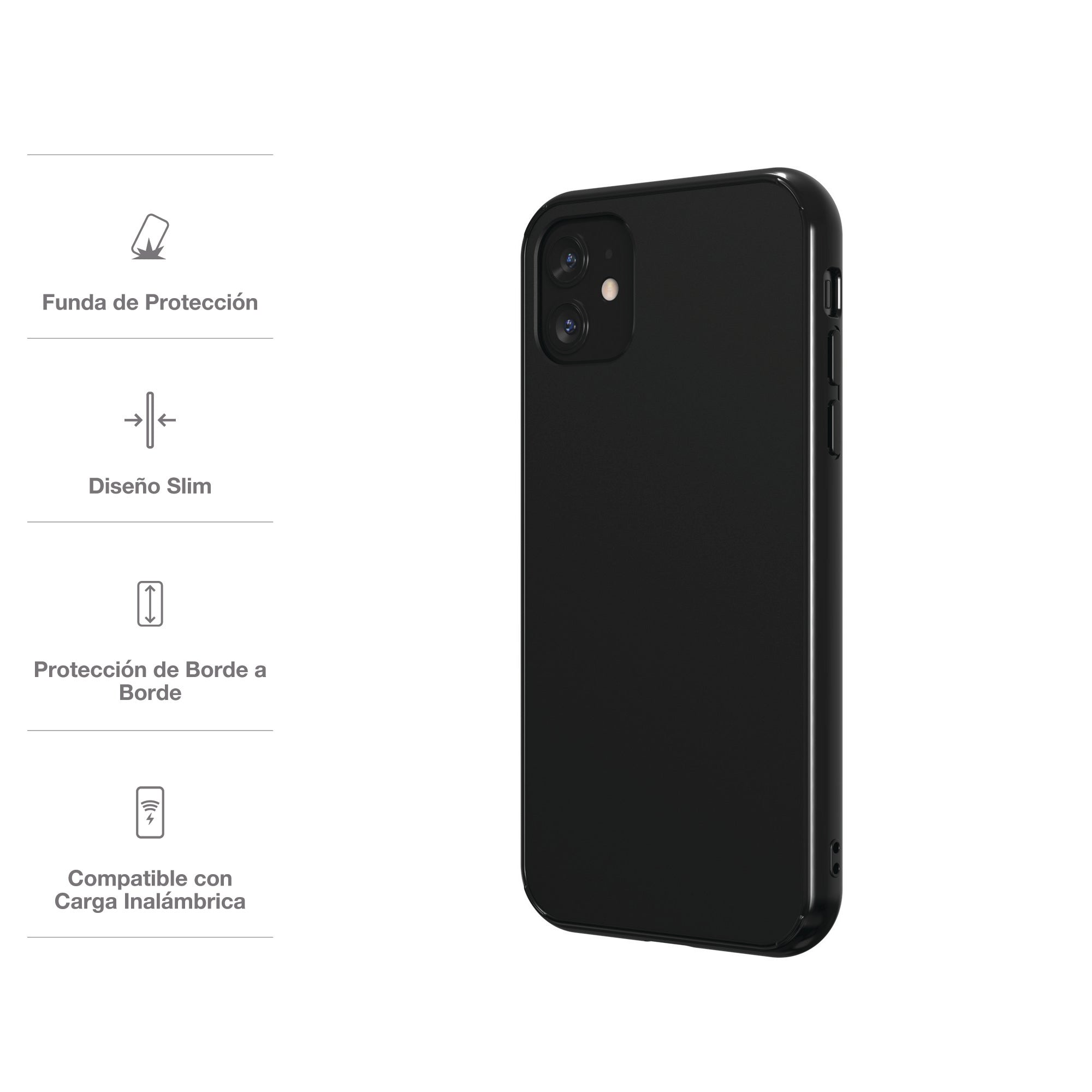 Case IFROGZ para iPhone 11 - Negro