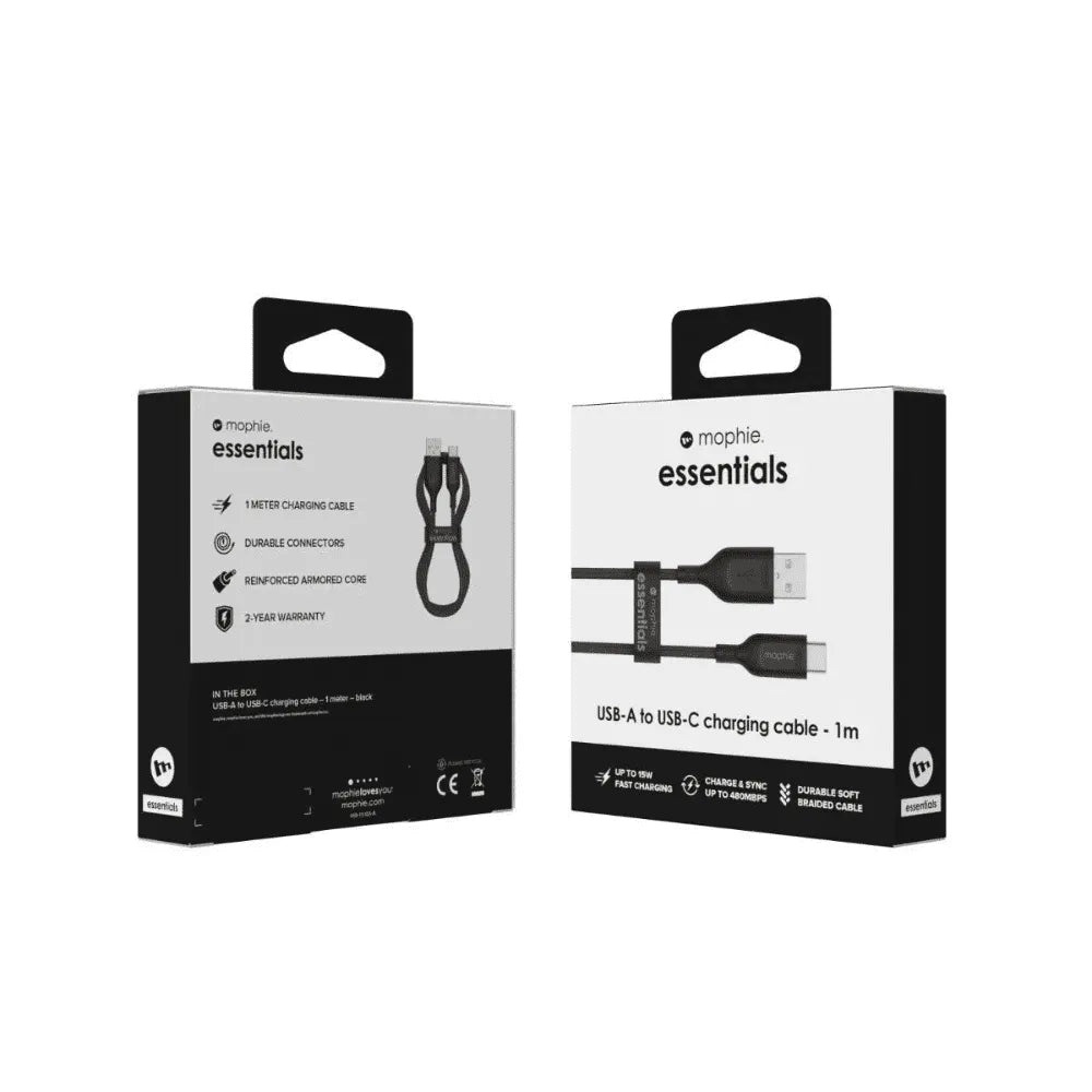 Cable_Mophie_essential_trenzado_USB_A_a_USB_C_15w_1m_Negro_Imagen_posicion_5_NixBlix_Colombia