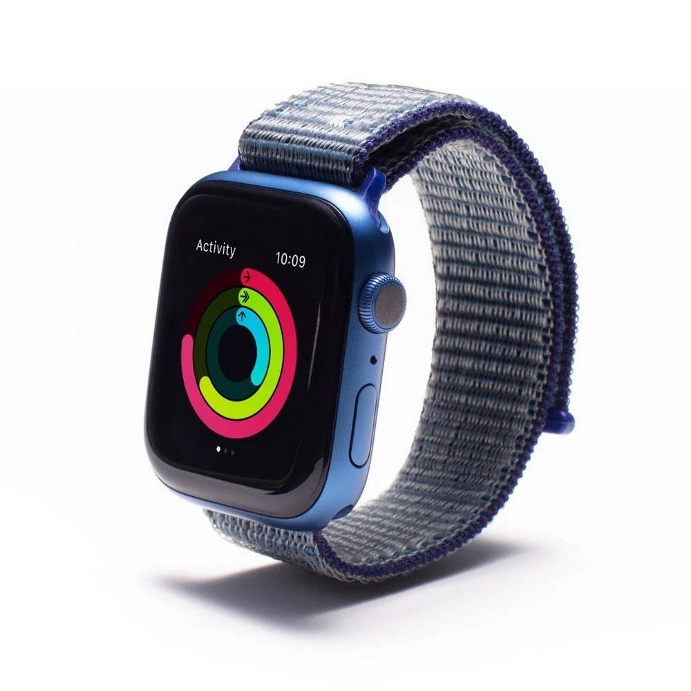 Correa Deportiva Gear4 para Apple Watch (45-44-42mm) - Azul Marino