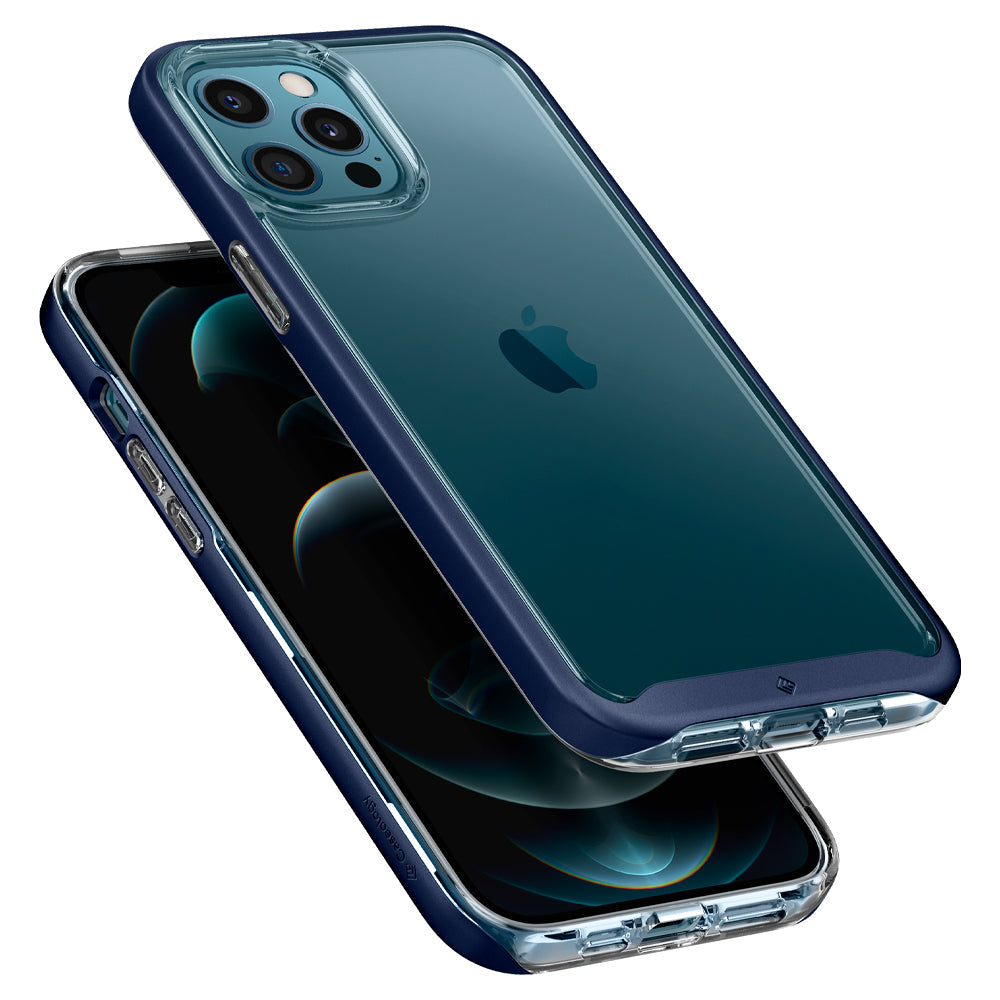 Case CASEOLOGY para iPhone 12 Pro Max - Transparente/Azul