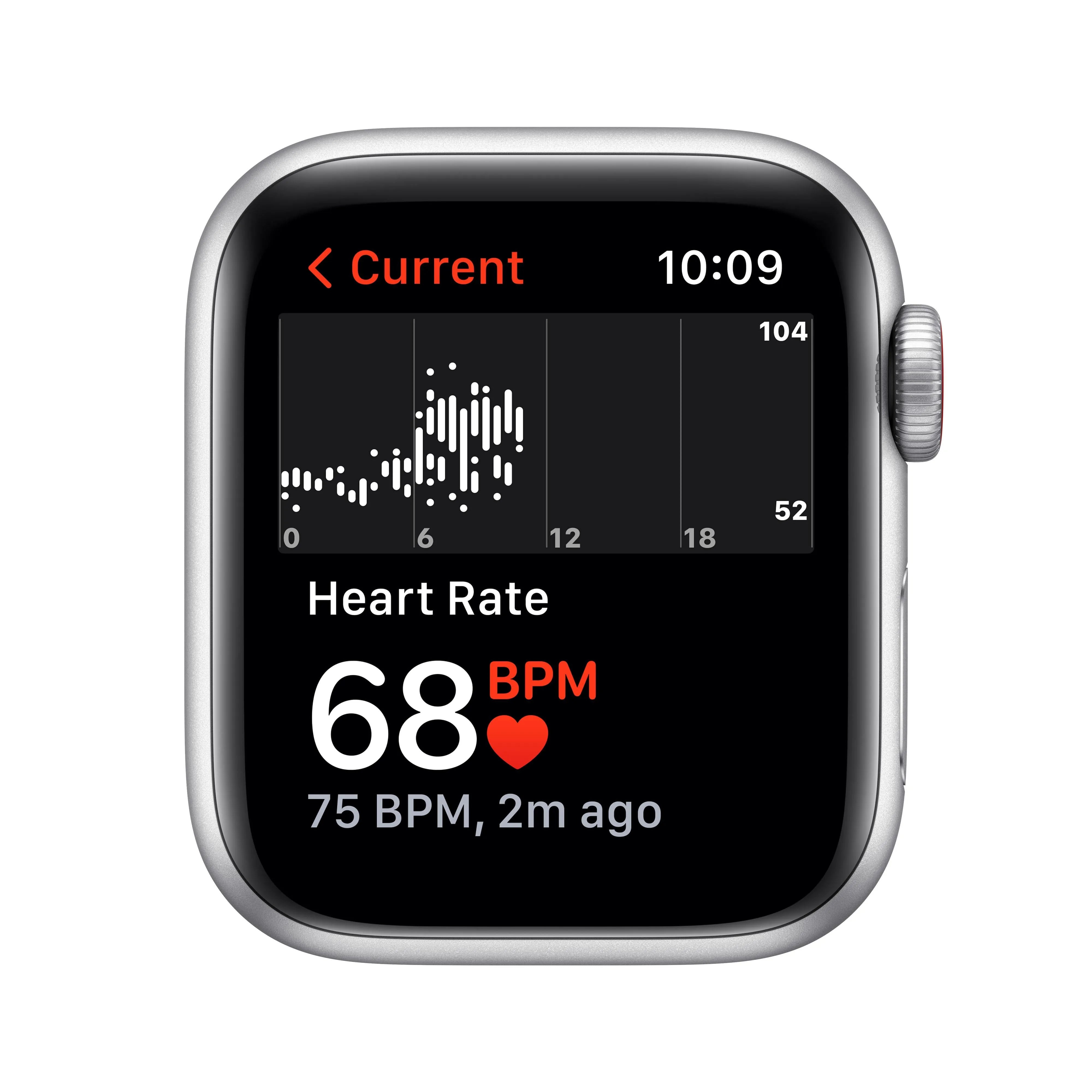 Apple Watch SE semi nuevo (GPS + Cellular) - Plata (no incluye correa)