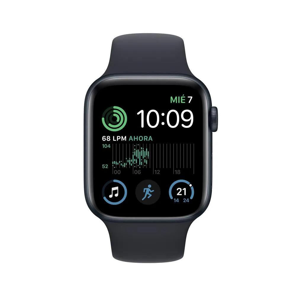Apple Watch SE 2 semi nuevo (GPS + Cellular) - Medianoche (no incluye correa)