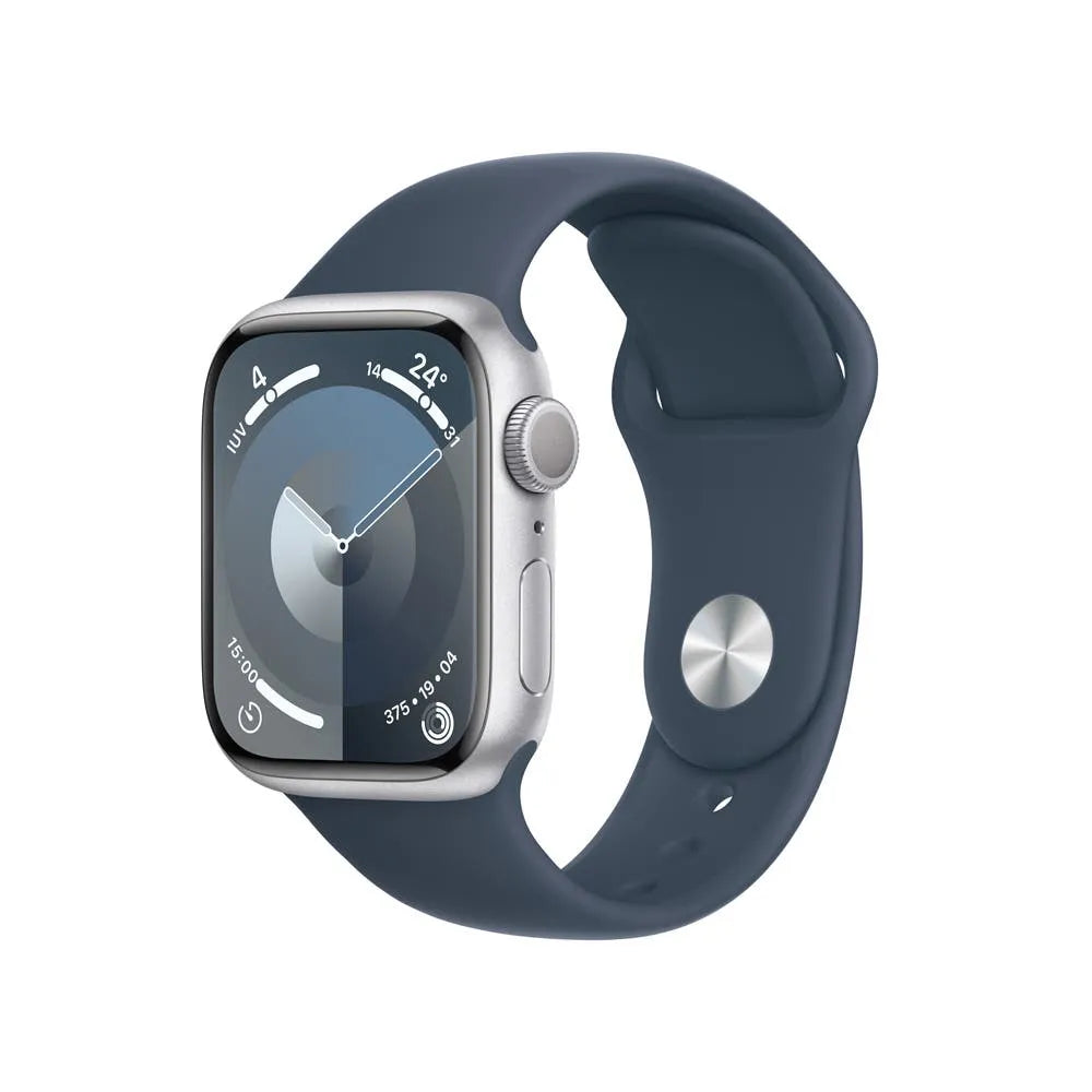 Apple Watch SE semi nuevo en aluminio color Plata, vista frontal sin correa nixBlix Colombia #Color_Plata