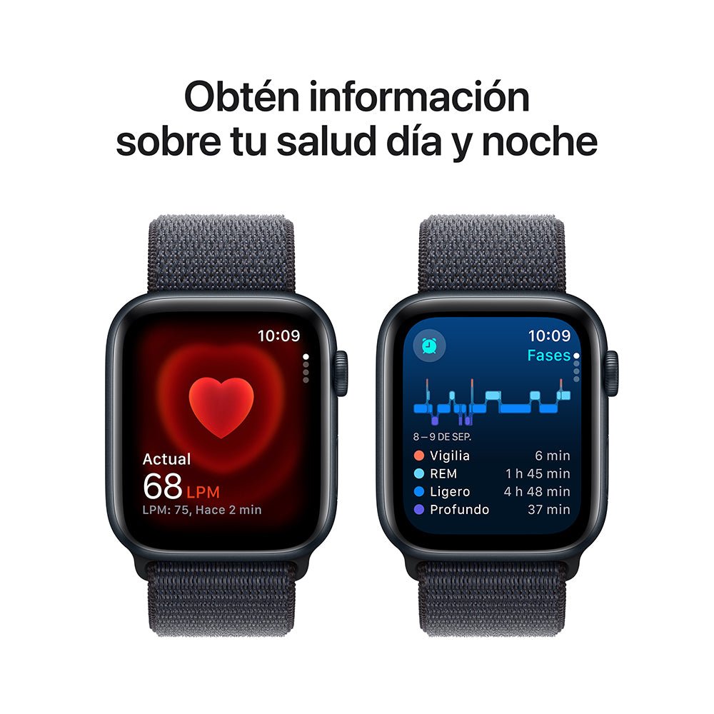 Apple Watch SE semi nuevo (GPS + Cellular) - Negro (no incluye correa)