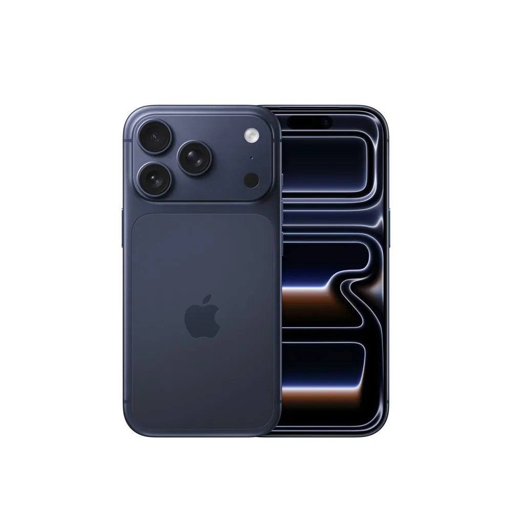 iPhone 17 Pro semi nuevo color azul pacífico, vista frontal – NixBlix Colombia #Color_Azul profundo