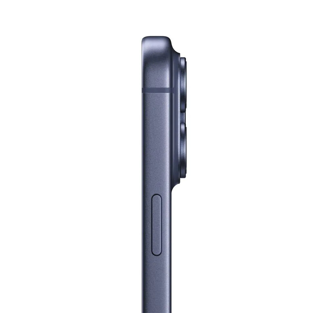 iPhone 17 Pro semi nuevo color azul pacífico, vista cámara lateral – NixBlix Colombia #Color_Azul profundo
