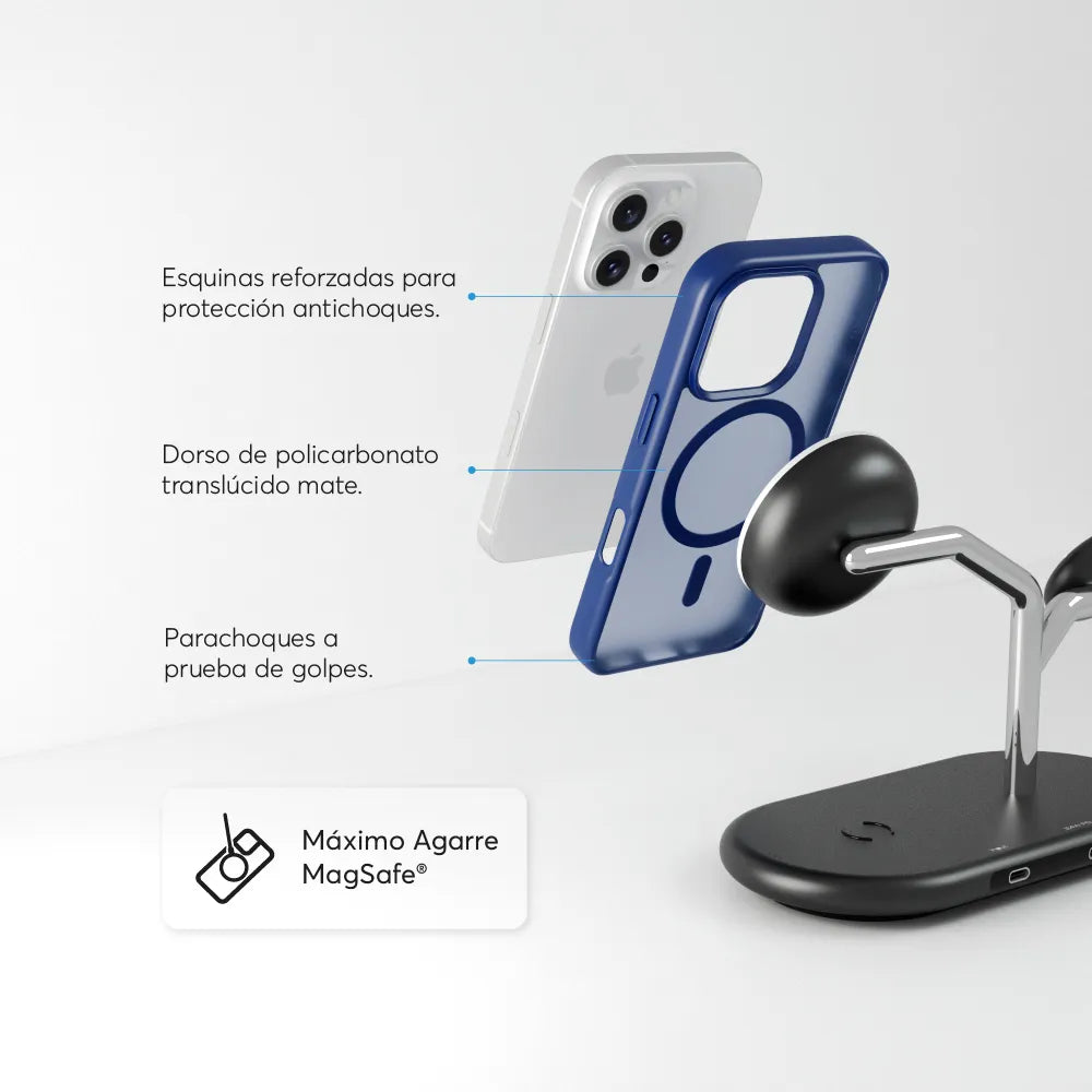 Case NCO SafeCase Lite con MagSafe para iPhone 16 Pro - Azul