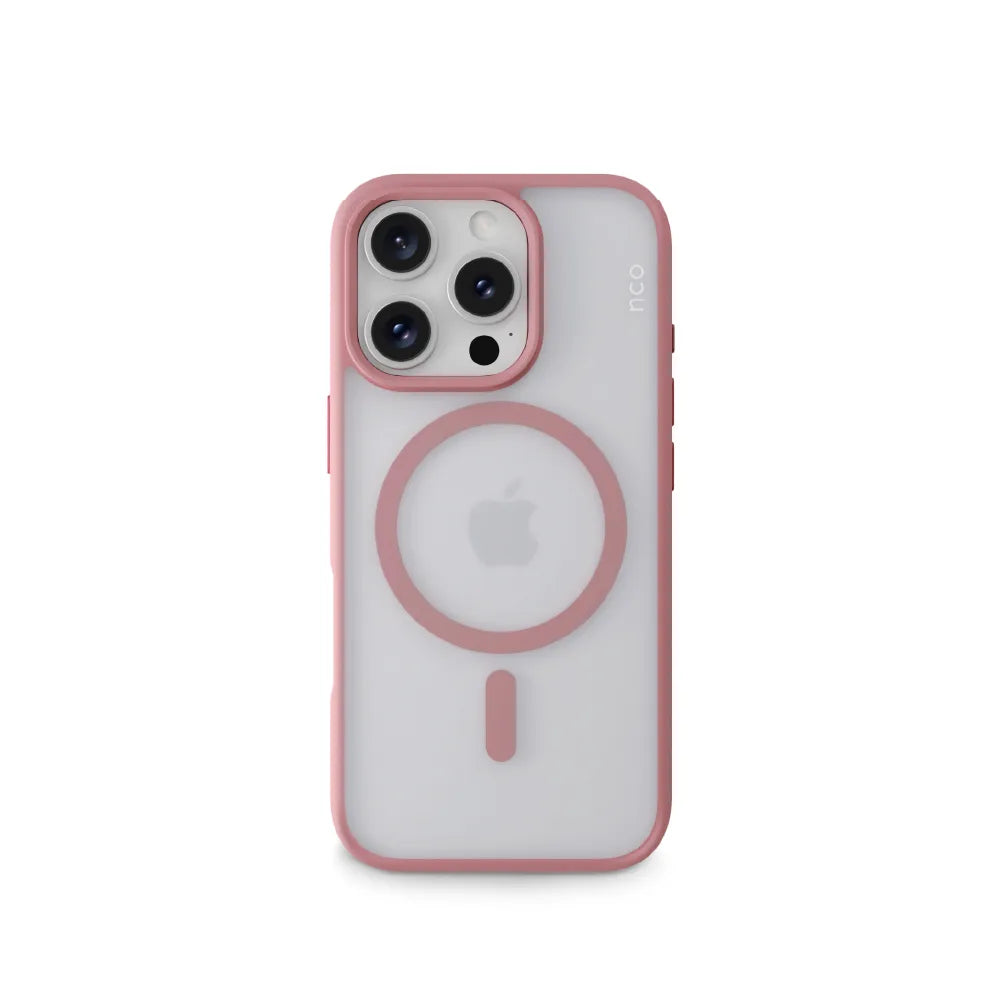 Case NCO SafeCase Lite con MagSafe para iPhone 16 Pro - Rosado