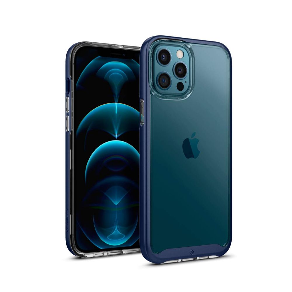 Case CASEOLOGY para iPhone 12 Pro Max - Transparente/Azul