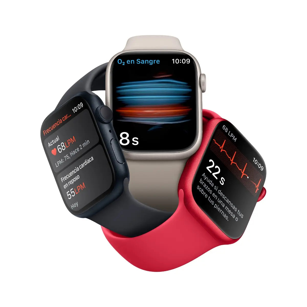 Apple Watch Series 8 semi nuevo (GPS) Blanco Estrella (no incluye correa)