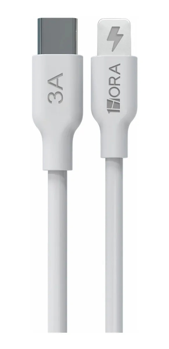 Cable 1Hora USB-C a Lightning de 1m - Blanco