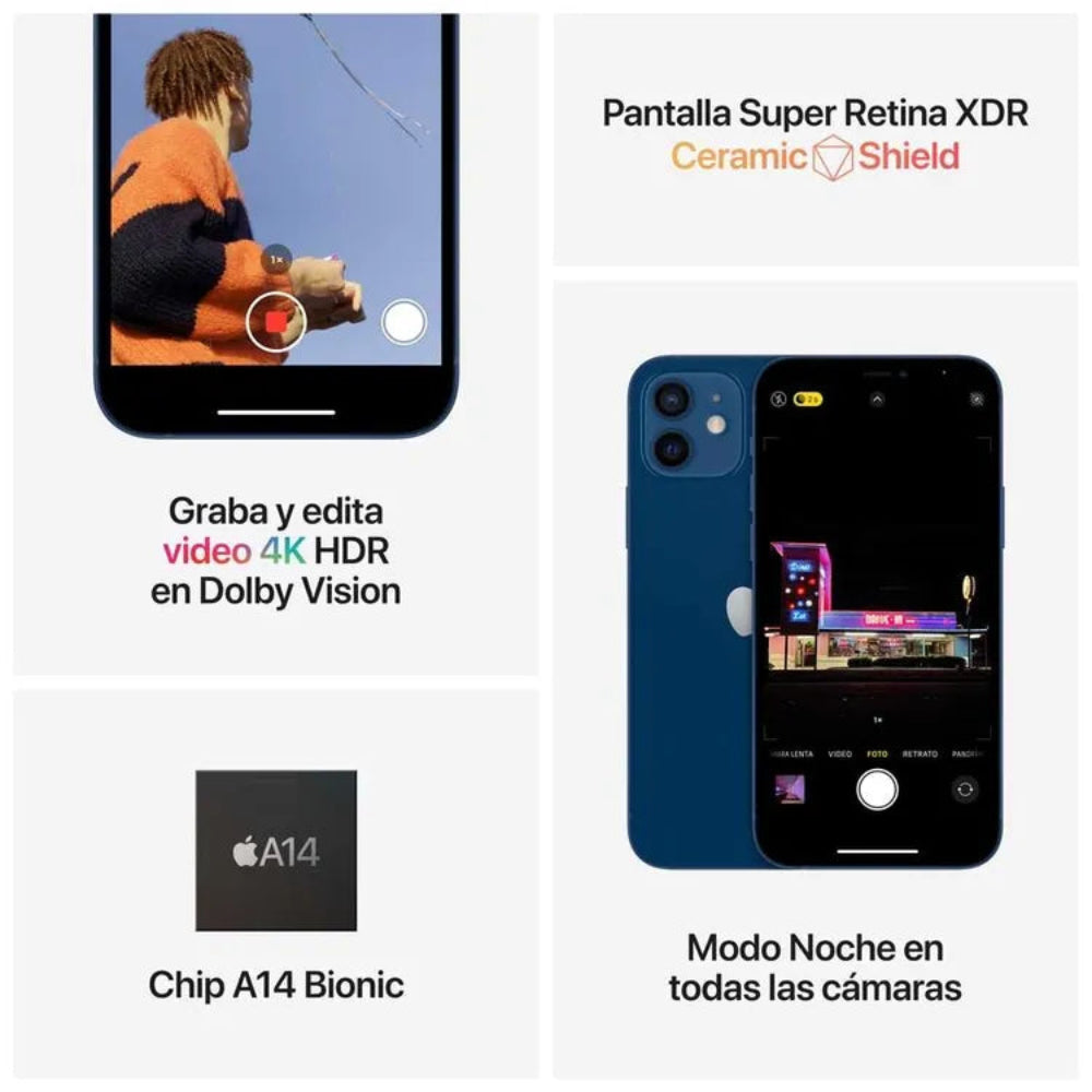 iPhone 12 semi nuevo - Rojo