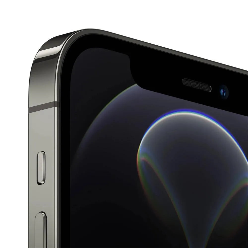 iPhone 12 Pro semi nuevo color Gris Espacial, vista cámara frontal – nixBlix Colombia #Color_Gris Espacial