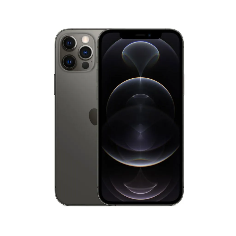 iPhone 12 Pro semi nuevo color Gris Espacial, vista frontal – nixBlix Colombia