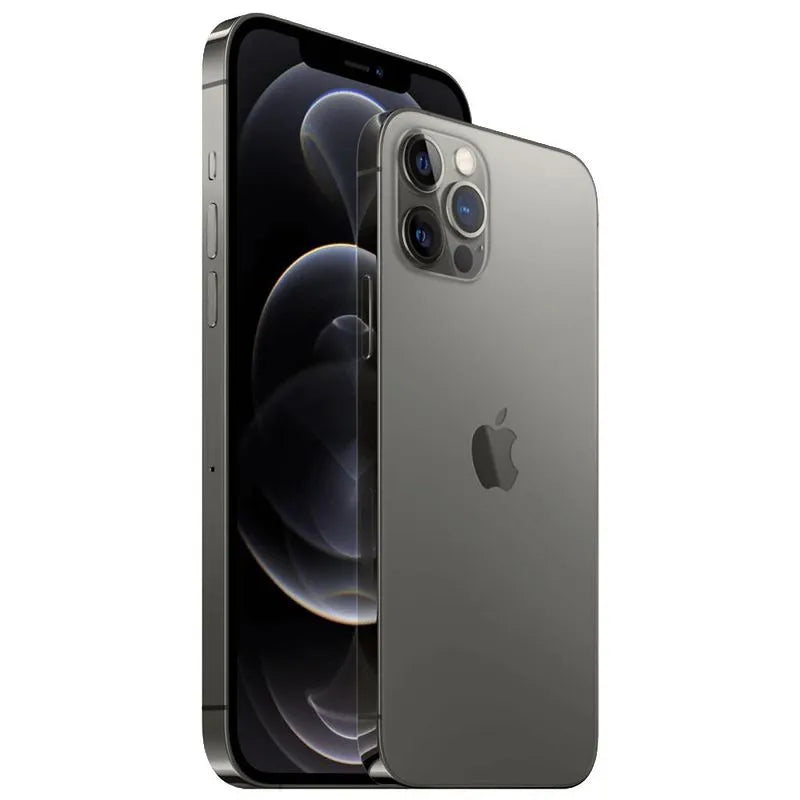 iPhone 12 Pro semi nuevo color Gris Espacial, vista lateral – nixBlix Colombia