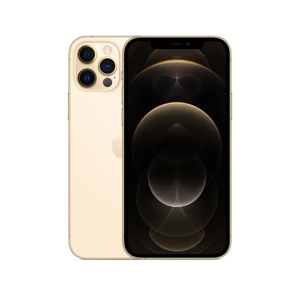 iPhone 12 Pro semi nuevo color Oro, vista frontal – nixBlix Colombia #Color_Oro